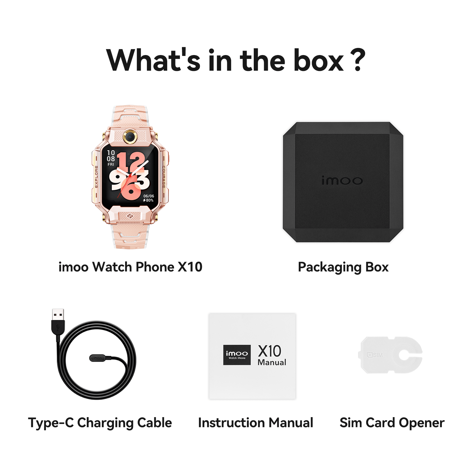 imoo Smartwatch X10_Pink_8